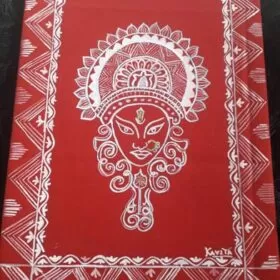 HandPainted Durga Painting