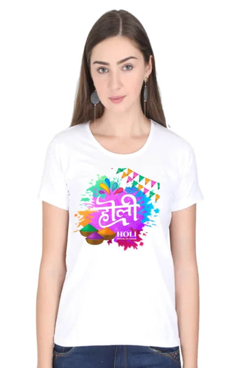 Holi T-Shirt Female Classic Crew - Image 2